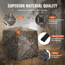 71 inch VEVOR Hunting Blind 270° See Through - Trailmark Outdoors