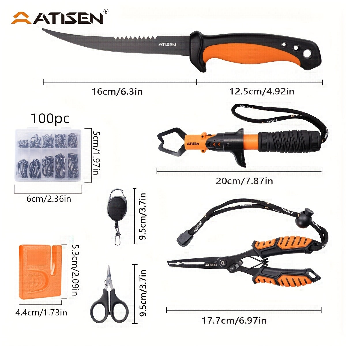 ATISEN Fish Knife Set