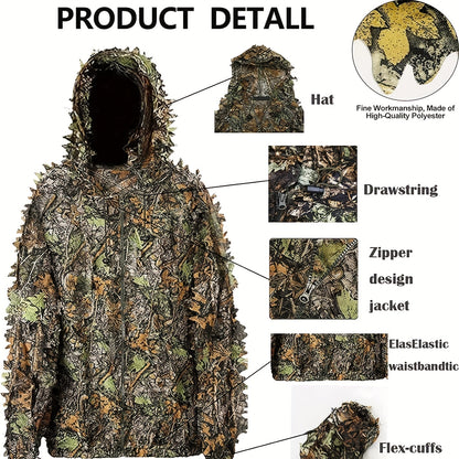 Adult 3D Green Leaf Suit