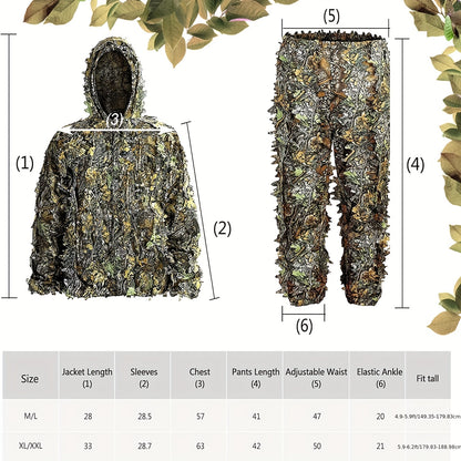 Adult 3D Green Leaf Suit