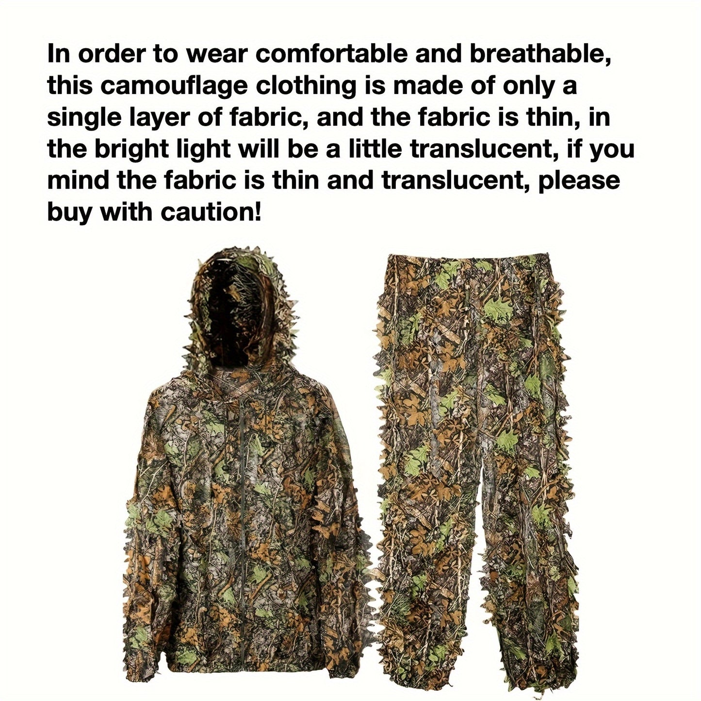 Adult 3D Green Leaf Suit