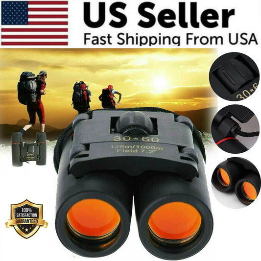 Binoculars 30x60 Zoom Outdoor Hunting Day/Night