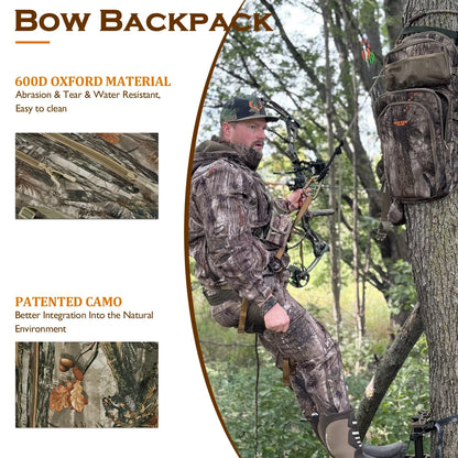 Camo Bow Hunting Backpack for Men