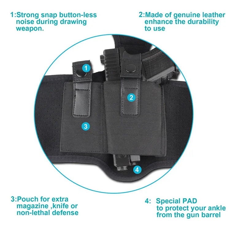 Concealed Carry Ankle Gun Holster for Glock - Trailmark Outdoors