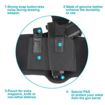 Concealed Carry Ankle Gun Holster for Glock - Trailmark Outdoors