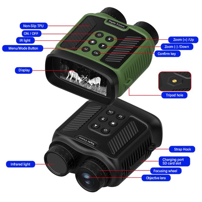 DT59 Night Vision Goggles 3' Screen 4K