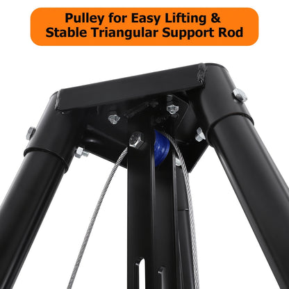 Deer Hanger For Skinning, 500 LBS Deer Hoist Tripod