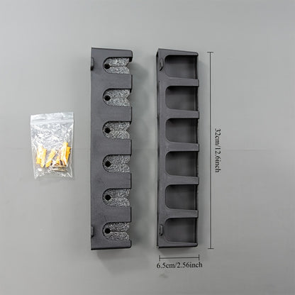 Easy-Install Black ABS Fishing Rod Holder