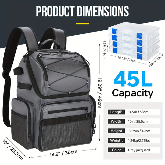 Fishing Backpack with Cooler
