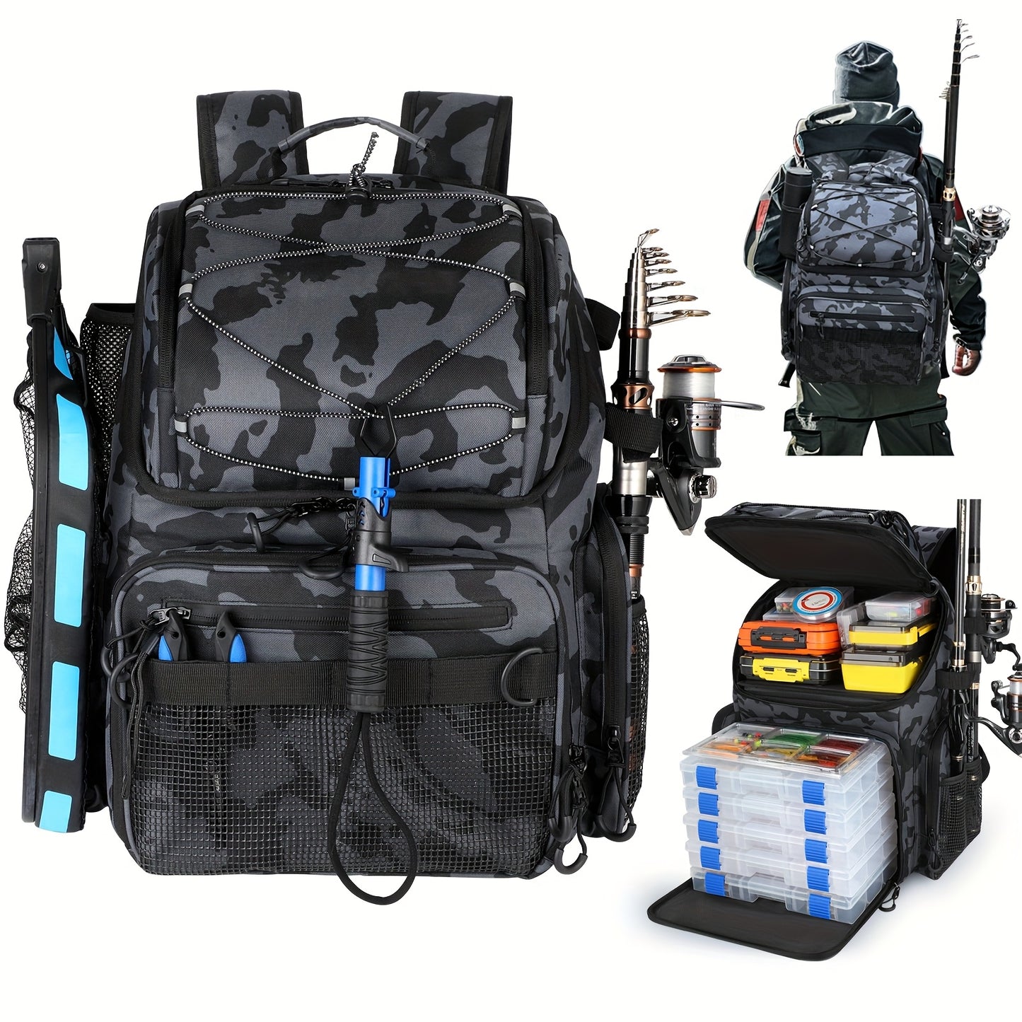 Fishing Backpack with Cooler