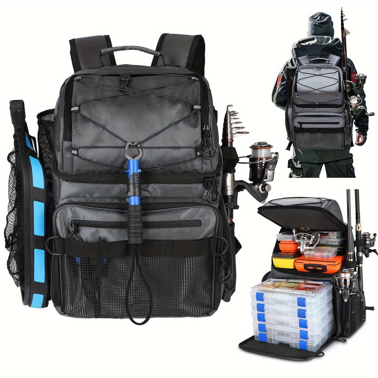 Fishing Backpack with Cooler