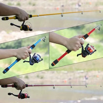 Fishing Pole Set Full Kits With Telescopic Fishing Rod - Trailmark Outdoors