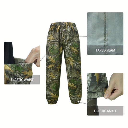 LOOGU Waterproof Unisex Camouflage Rain Suit