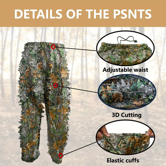 Lightweight Camouflage Hunting Suit With Hood
