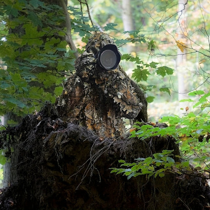 Lightweight Camouflage Hunting Suit With Hood