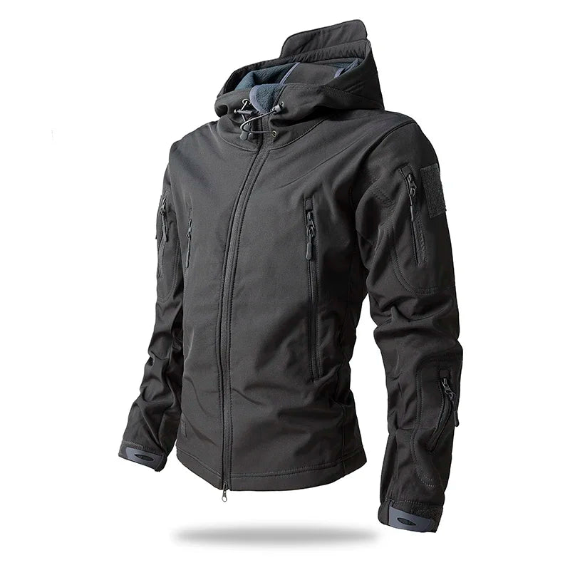 Men Waterproof Camo Jacket Windbreaker