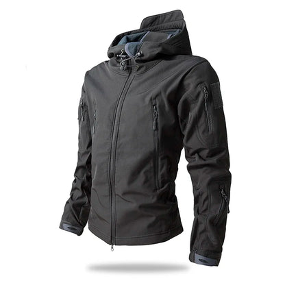 Men Waterproof Camo Jacket Windbreaker