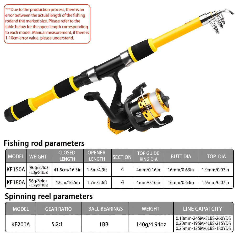 PROBEROS Telescopic Fishing Rod