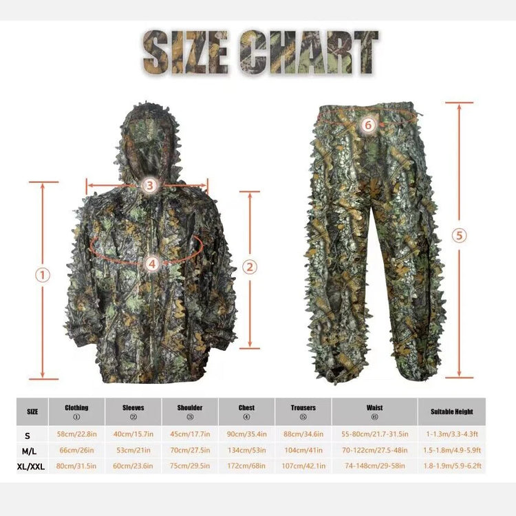 Breathable Camouflage Hunting Suit