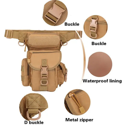 Tactical Drop Leg Bag Tool Fanny Thigh Pack