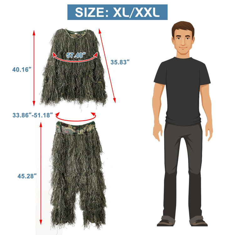 ABORON 5 in 1 Ghillie Suit - Trailmark Outdoors