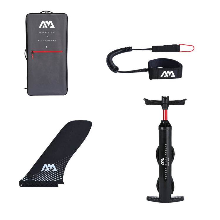 Aqua Marina Hyper BT - 23HY02 Navy Touring SUP With Hydrodynamic Rail Edges & Adjustable Bungee, 12FT (SAK23285) - Trailmark Outdoors
