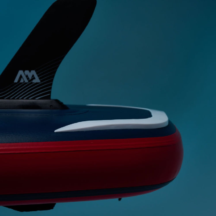 Aqua Marina Hyper BT - 23HY02 Navy Touring SUP With Hydrodynamic Rail Edges & Adjustable Bungee, 12FT (SAK23285) - Trailmark Outdoors