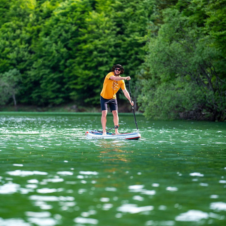 Aqua Marina Hyper BT - 23HY02 Navy Touring SUP With Hydrodynamic Rail Edges & Adjustable Bungee, 12FT (SAK23285) - Trailmark Outdoors
