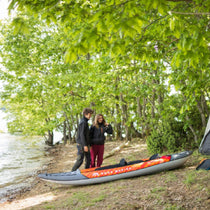 Aqua Marina Memba 390 Premium 2 - Person Touring Kayak With DWF Deck And Paddles, 12FT (SAK17282) - Trailmark Outdoors