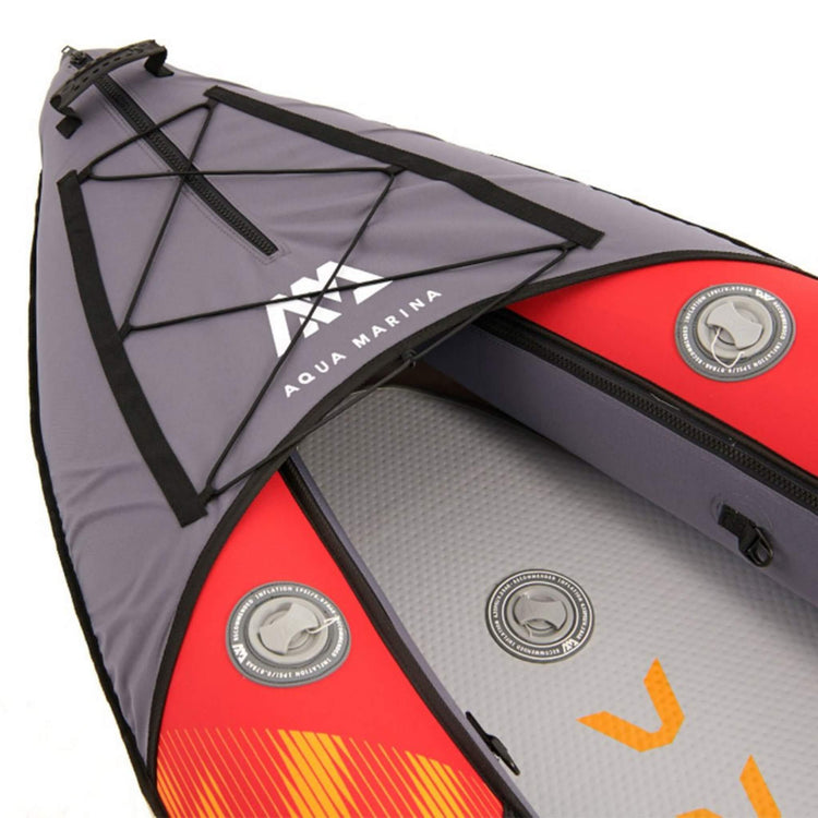 Aqua Marina Memba 390 Premium 2 - Person Touring Kayak With DWF Deck And Paddles, 12FT (SAK17282) - Trailmark Outdoors