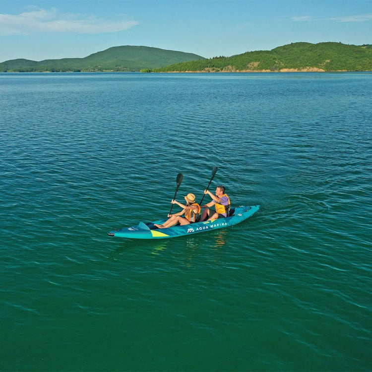 Aqua Marina Steam 412 2 - Person Premium Kayak With DWF Deck, 14FT (SAK57946) - Trailmark Outdoors