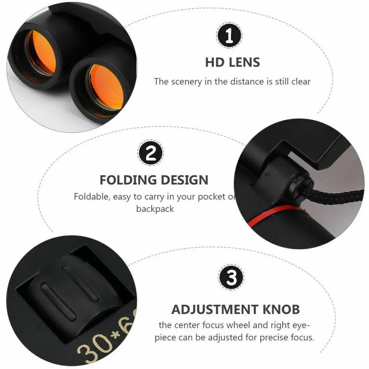 Binoculars 30x60 Zoom Outdoor Hunting Day/Night - Trailmark Outdoors