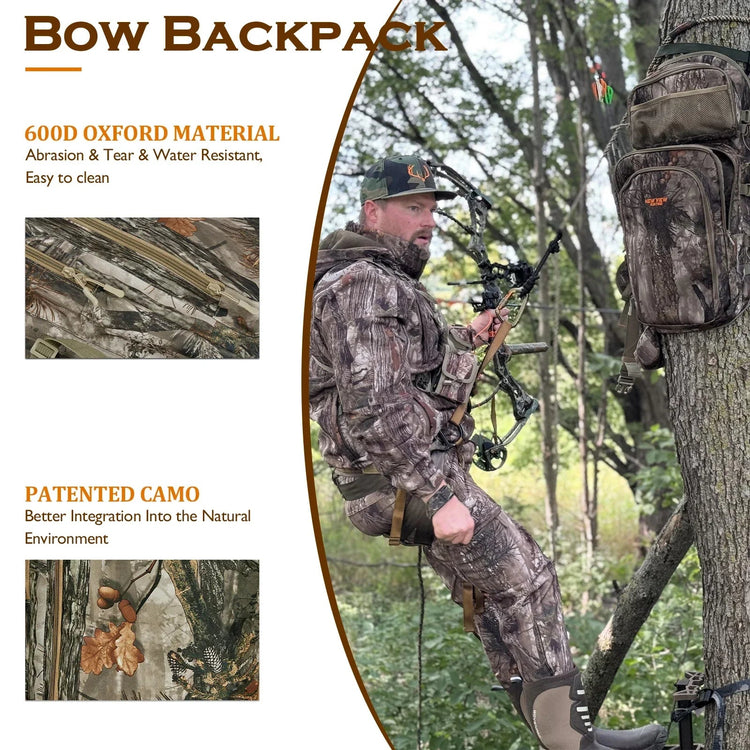 Camo Bow Hunting Backpack for Men - Trailmark Outdoors