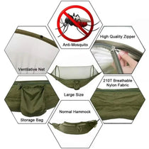 Camping Hammock with Mosquito Net - Trailmark Outdoors