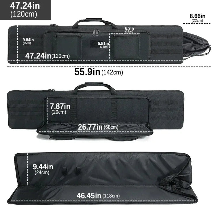 Gun Bag/Rifle Case Carbine Backpack Sniper Gun Carry Protection Bag Airsoft Shooting Gun Bag Hunting Accessories - Trailmark Outdoors