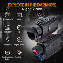 Head - Mounted Night Vision Monocular - Trailmark Outdoors