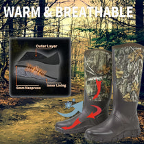 Insulated Rubber Outdoor Hunting Boots - Trailmark Outdoors