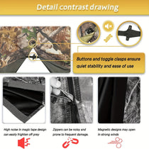 Large Camo Tree Stand Blind Kit - Trailmark Outdoors