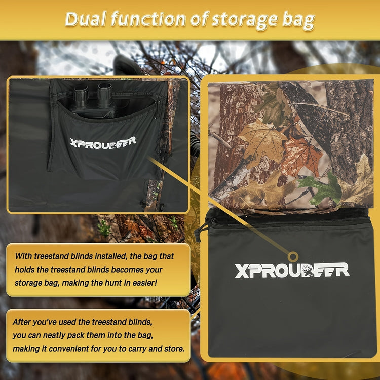 Large Camo Tree Stand Blind Kit - Trailmark Outdoors