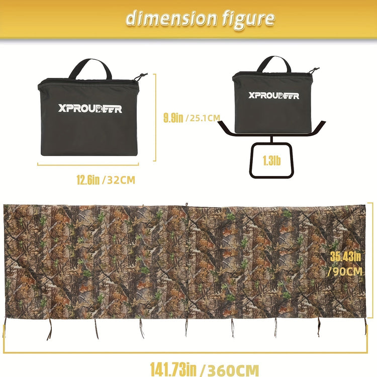 Large Camo Tree Stand Blind Kit - Trailmark Outdoors