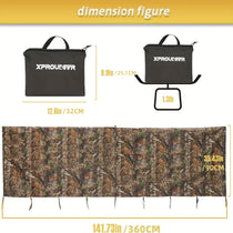 Large Camo Tree Stand Blind Kit - Trailmark Outdoors