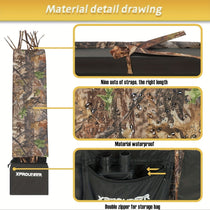 Large Camo Tree Stand Blind Kit - Trailmark Outdoors