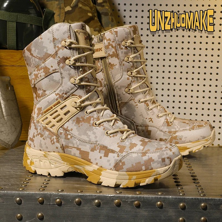 Men's Camouflage Tactical Boots - Trailmark Outdoors