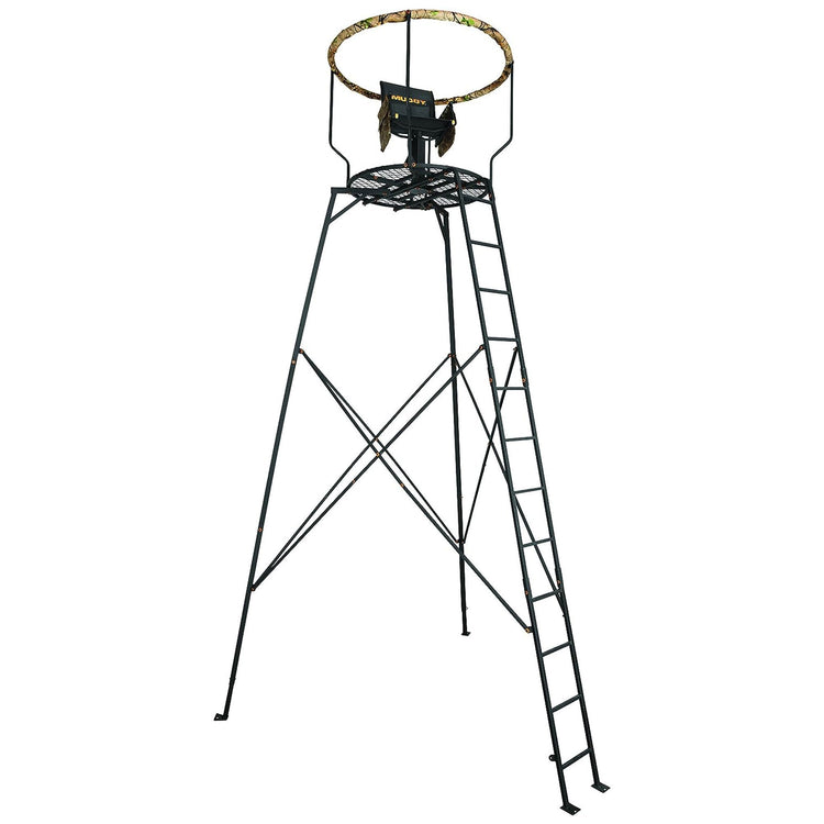 Muddy 16' Liberty Tripod Stand with Hunting Chair - Trailmark Outdoors