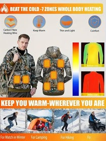 New 7 - Zone Heating Electric Hoodie - Trailmark Outdoors