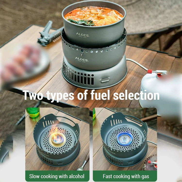 Portable Camping Stove Outdoor Cooking Set - Trailmark Outdoors