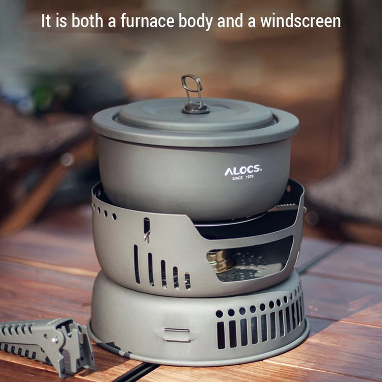 Portable Camping Stove Outdoor Cooking Set - Trailmark Outdoors