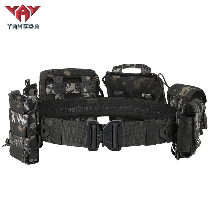 YAKEDA Molle Battle Belt Molle Combat Belt - Trailmark Outdoors