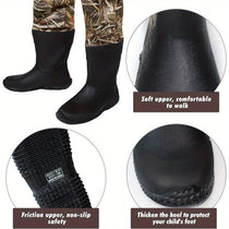 Youth Camo Fishing Waders with Boots - Trailmark Outdoors